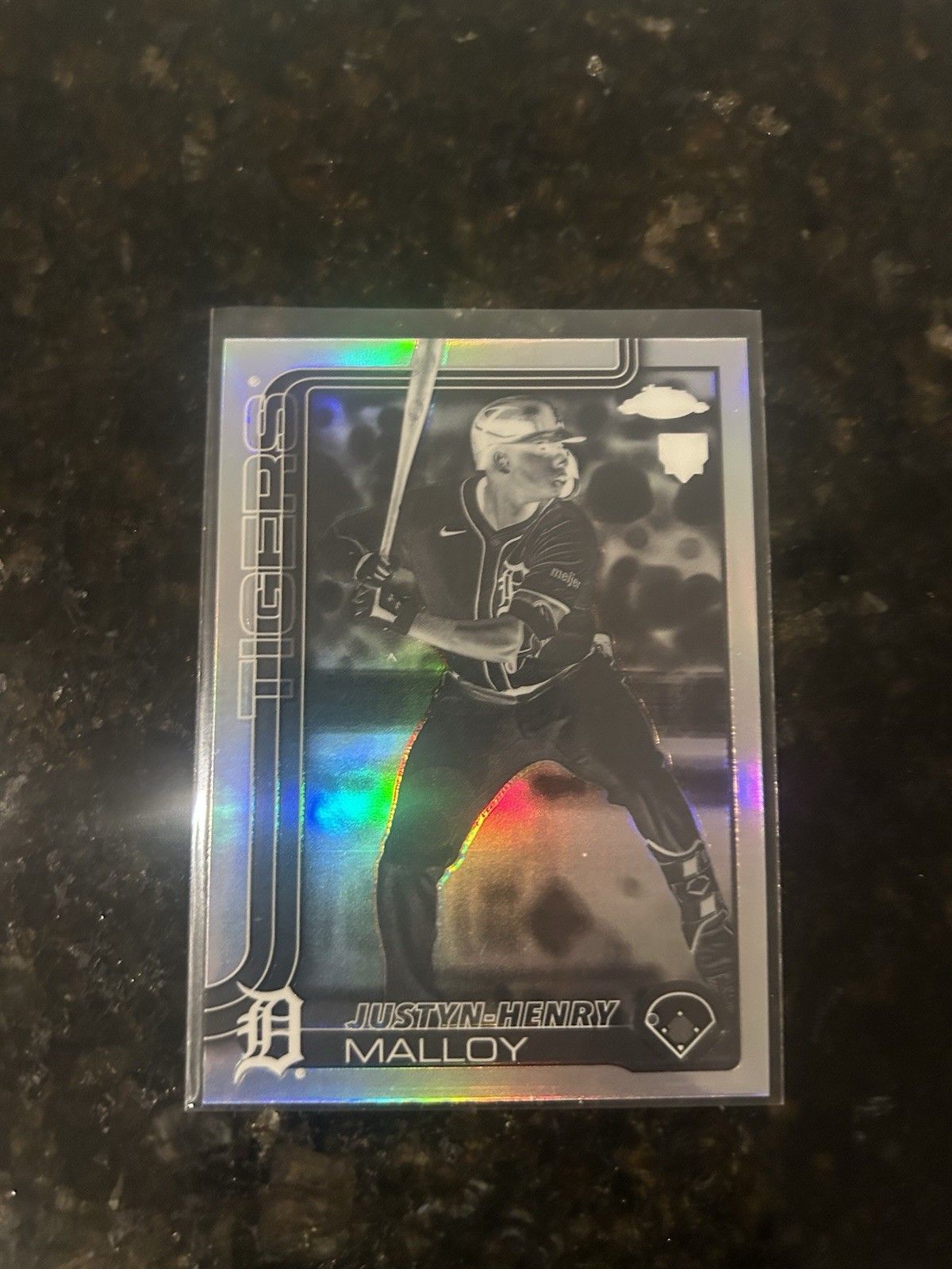 2025 Topps Chrome Justyn-Henry Malloy Detroit Tigers negative