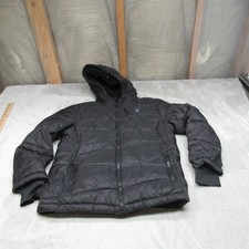 Spyder Jacket Boys Large 14/16 Black Insulated Quilted Fleece Lined Nexus Puffer