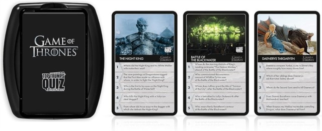 Game of Thrones Top Trumps Quiz Card Game PAPERBACK 5036905051262