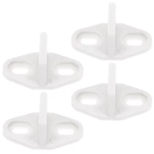 4 Pcs Sliding Closet Door Floor Guide Barn Hardware Guides for Bottom Roller