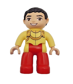 Lego Duplo Figure Prince Charming yellow/red  minifigure 47394pb150 Set 6154