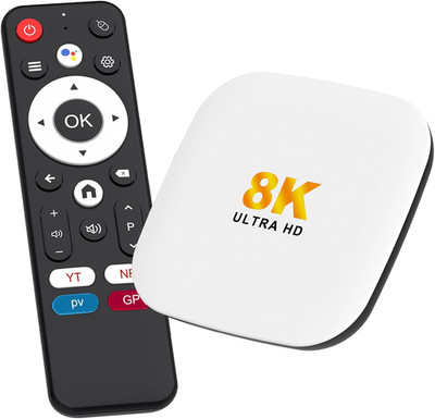 M2 Plus Android 14 TV Box 2026, 4K Ultra HD Streaming Media Player, with Go-gle