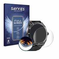 "4X Full-Screen Schutz Folie FüR Yuede Smartwatch 1.43\" (Rund) 3D Edge Display"
