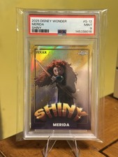 2025 Topps Disney Wonder SSP Merida Shiny Chrome #S-12 Brave Case Hit