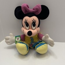 16" VINTAGE 1992 MATTEL LEARN TO DRESS MINNIE MOUSE DISNEY STUFFED ANIMAL PLUSH