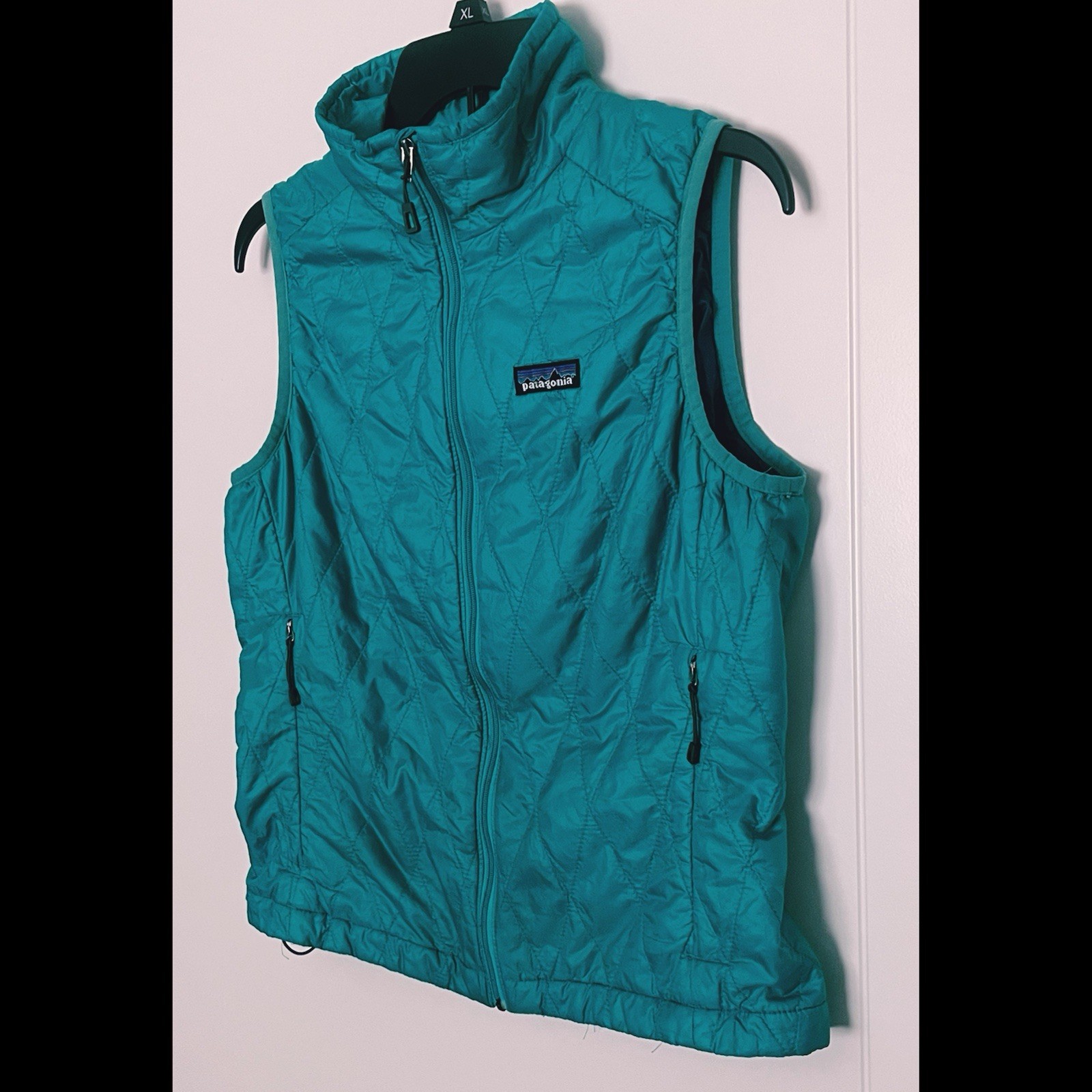 Patagonia Teal Blue Nano Puff Quilted Primaloft Puffer Vest Women’s Sz Small thumbnail 2