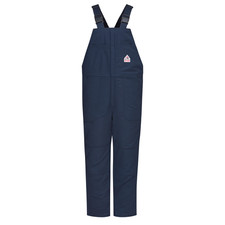 Bulwark Bib Coverall Men XXL-RegularNavy Blue Insulated CLC8NV7 CAT3 Flame Resis