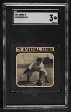 1950 Drake's Cookies TV Baseball Series Alvin Dark (Wrong Birth Year) SGC 3 7ut