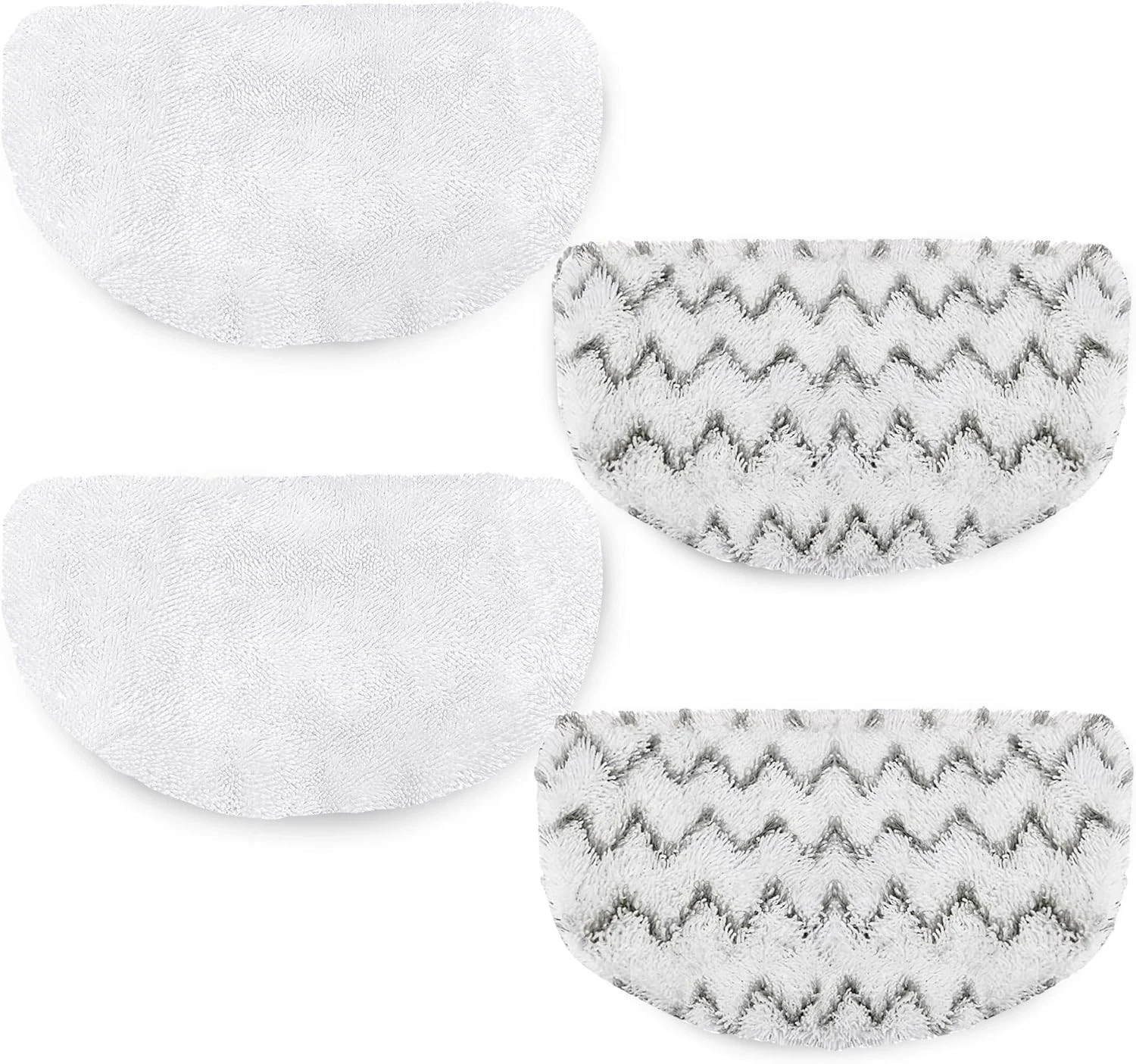 4 Pack Steam Mop Replacement Pads for Bissell Powerfresh Ste