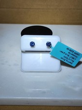 Solid 925 Sterling Silver 5mm Turquoise Blue ...