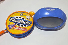 View-Master Blue Viewer w/ Storage Case Disney Pixar Reels 2001 VINTAGE