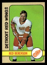 1972 Topps Red Berenson #95 VG Detroit Red Wings