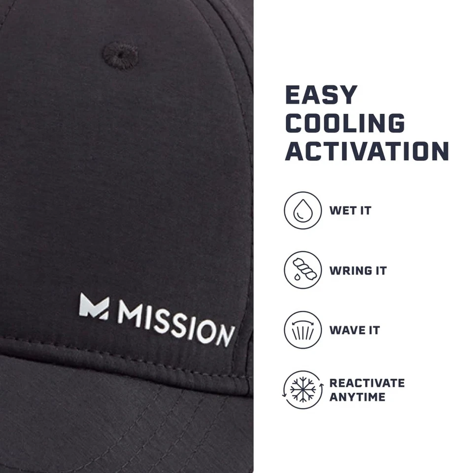 Gorra de rendimiento MISSION Cooling Ventle unisex talla única para entrenamientos, golf... Foto 3 de 4