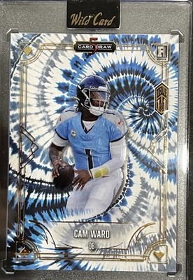 Cam Ward True 1/1 Tie Dye Tennessee Titans Rookie Rare True One Of One