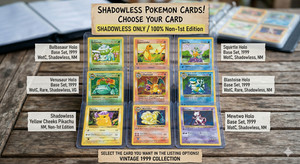 Pokemon Card Shadowless | eBay