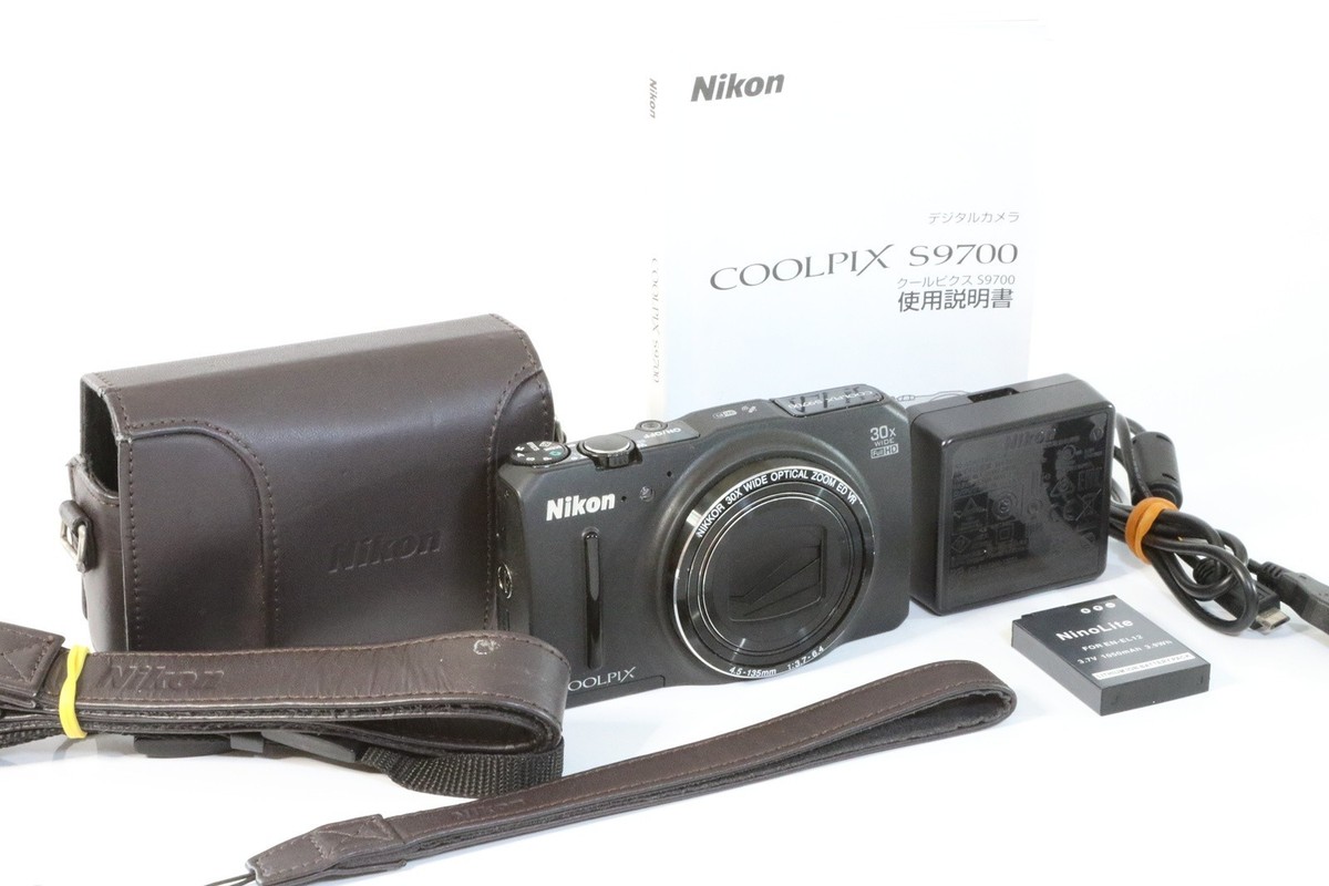 Nikon COOLPIX S9700 16MP 30x Zoom Digital Camera Black w/ Camera