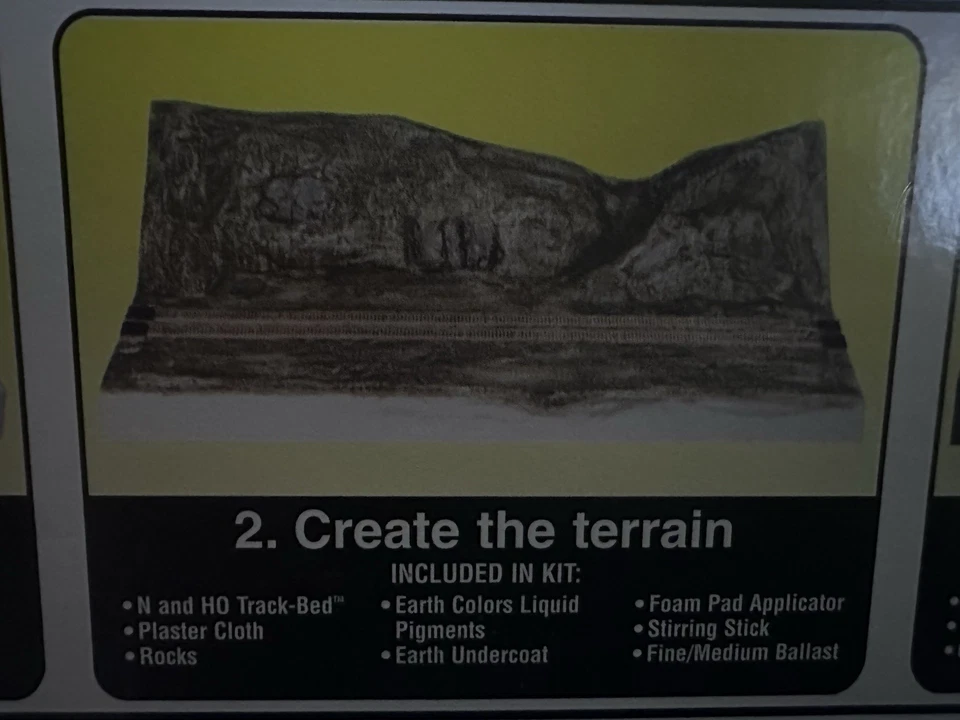 Diseño de sistema Woodland Scenics ST4801 Mod-U-Rail (TM) -- Módulo recto Nuevo de Lote Antiguo Foto 4 de 4