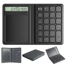 Foldable Bluetooth Touchpad Numeric Keypad Number Pad LED Display Calculator