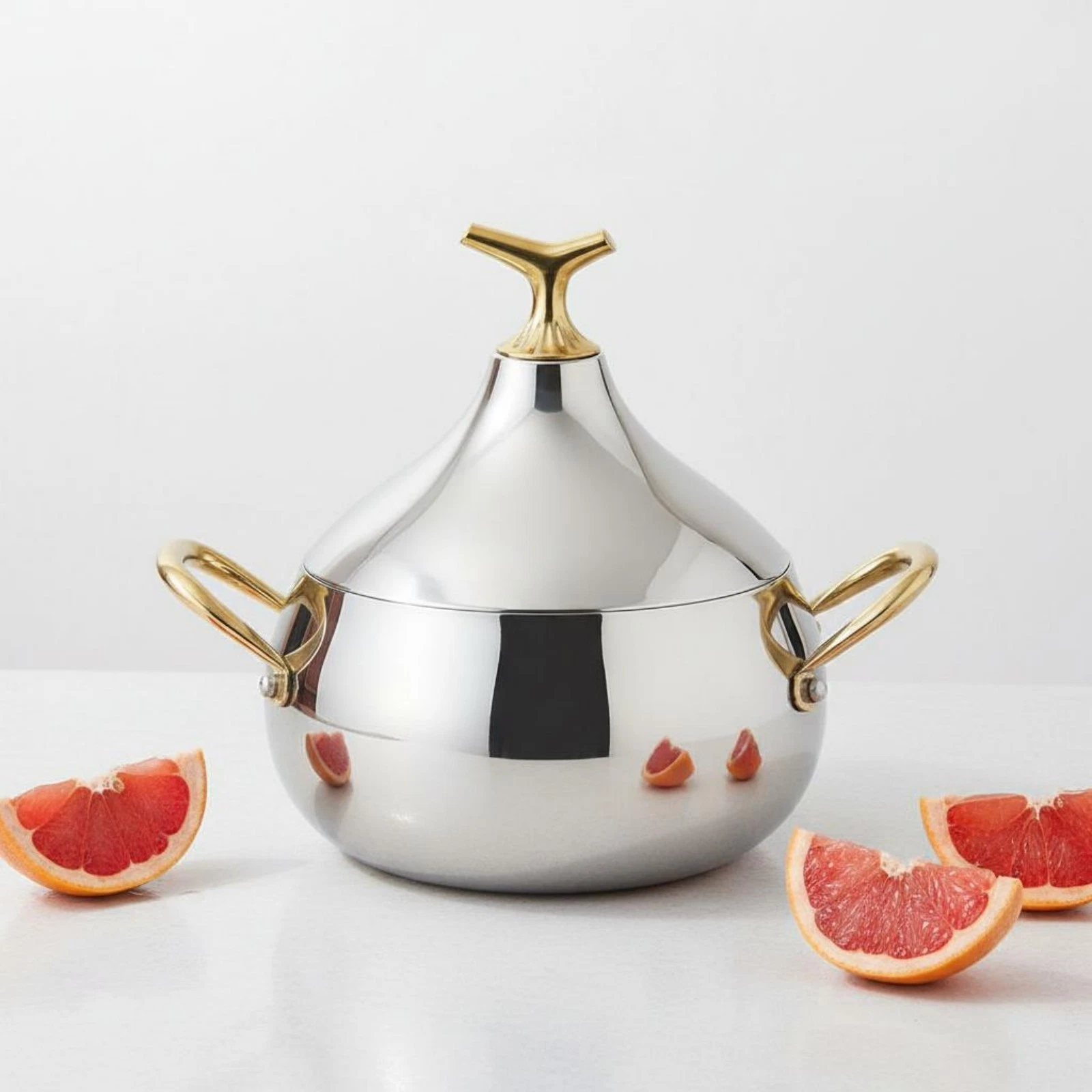 Thickened Stainless Steel Pot Heat Resistant Cookware Easy to Clean