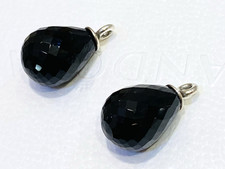 Authentic Pandora Black Murano Fascinating Beauty Compose Drop Earrings 290676