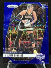 2024 Panini Prizm WNBA - Aaliyah Edwards #70 Blue Velocity Prizm (RC)
