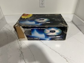 Sega CD Model 1 Console TESTED NEW BELT Brackets Included + Extras WITH BOX