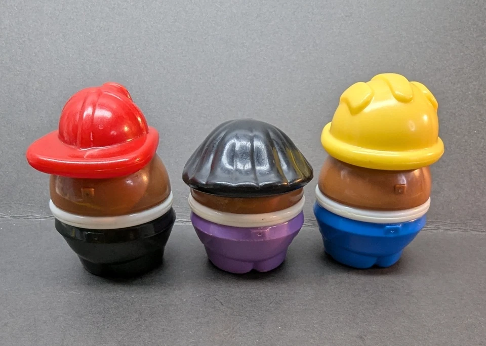 LOT OF 3 Little Tikes TODDLE TOTS Vintage AFRICAN AMERICAN Girl Men TOT FIGURE - Image 2 of 4