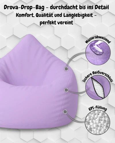 PatchHome Sitzsack XL- Jumbo Sitzkissen Bodenkissen Kinder und Erwachsene - Bild 136 von 203