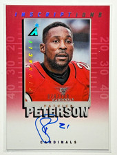 Patrick Peterson AUTO #/100 Panini Pinnacle Inscription 2020 Signature Autograph