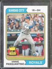 2023 Topps Heritage - #150 Vinnie Pasquantino Rookie (RC) - Kansas City Royals