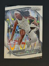 2025 Panini Prizm WNBA Dana Evans White Seismic Prizm #33 Las Vegas Aces