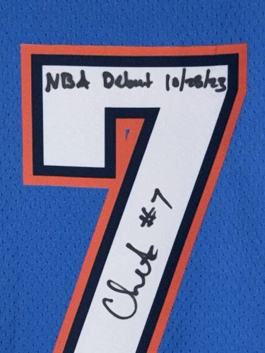 Chet Holmgren "NBA Debut 10/25/23" Signed Nike Thunder Auto Jersey BAS USASM COA