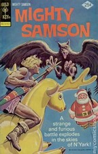 Mighty Samson #30 VG/FN 5.0 1975 Gold Key Stock Image Low Grade