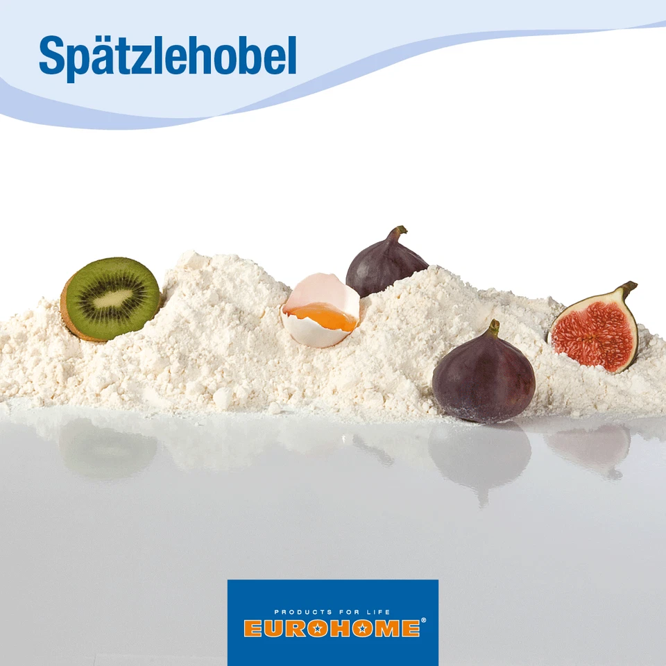 Spätzlehobel Spätzlereibe Edelstahl Eurohome® Spätzlebrett Trichter Hobel - Bild 4 von 4