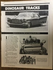 Misc 3869 Article 1958 Chrysler 300-D Fuel Injected Jan 1986 2 page