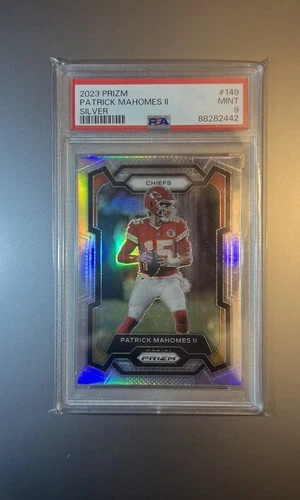2023 Panini Prizm- #149 Patrick Mahomes II Silver Prizm PSA 9 Kansas City Chiefs