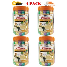 4 Pack - Inaba Churu Chicken Puree Variety Box 50 tubes