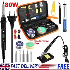 80W Digital Soldering Iron with Adjustable Temperature, Electronics Welding Kit
