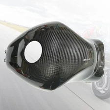 Black Carbon Fiber Fuel Gas Tank Cover For Suzuki Hayabusa GSX1300R 1997-2007 97