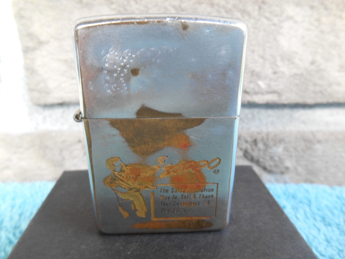 1970s cigarette lighters VINTAGE ZIPPO 1970 CIGARETTE LIGHTER . THE SALES PROMOTION WAY TO SELL &  THANK