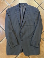 Ermenegildo Zegna Subtle Stripe Wool Suit Jacket in Everyday Gray 52 R US 42 R