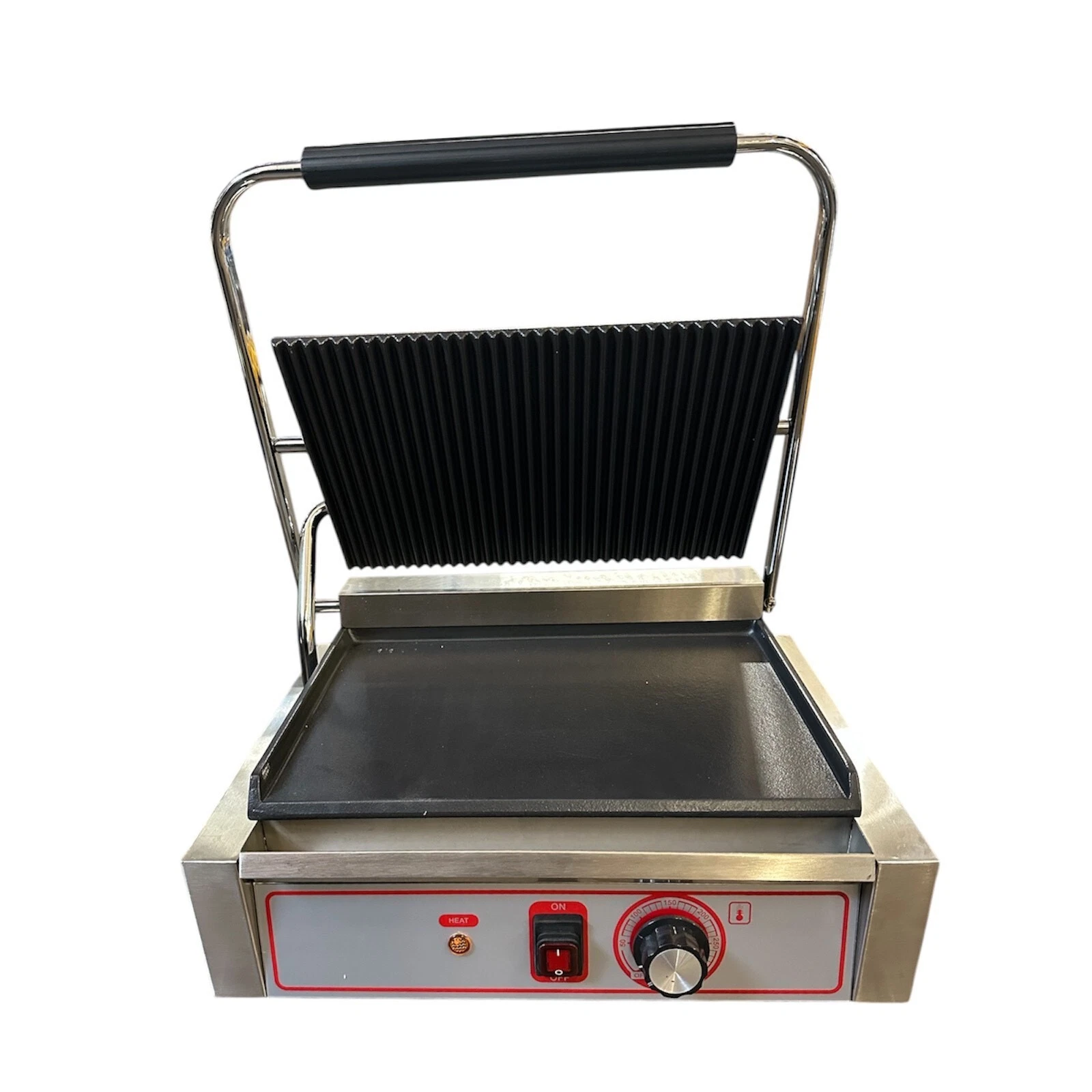 SINGLE COMMERCIAL ELECTRIC PANINI GRILL SANDWICH MAKER MACHINE
Opens in a new window or tab