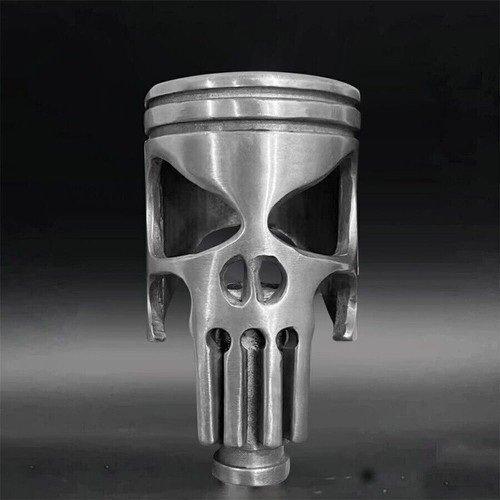 Skull Chrome Universal Car truck Manual Stick Gear Shift Knob Lever Shifter - Picture 11 of 13