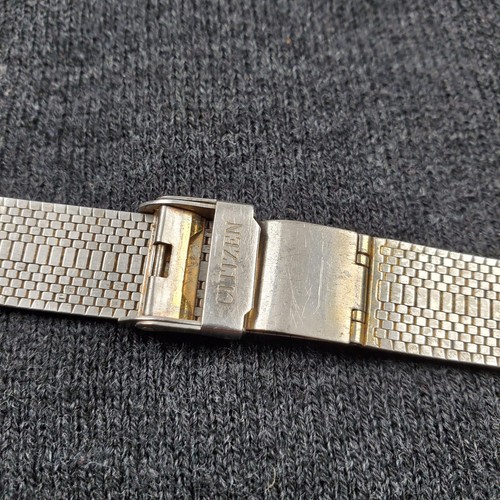 ORIGINAL VINTAGE CITIZEN EDELSTAHL UHRENARMBAND ARMBAND SILBER 21mm - Bild 4 von 10