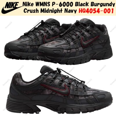 靴 NIKE P-6000 Black Burgundy Crush Nike WMNS P-6000 Black Burgundy Crush Midnight Navy HQ4054