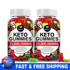 Keto Gummies for Weight & Fat Loss, Belly Fat Burner 120 High Strength ACV Gummy