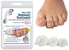PEDIFIX Visco-GEL Hammer ToeCrutch Bent Under Toe Pain Pad Corn 1037-S 2/PACK