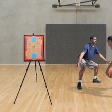 Portable Tactical Display Board Basketball Coaching Board Triangle Bracket Stand