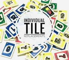 UNO Rummy-Up Tiles Individual Replacement Game Pieces 1993 As Low As 0.83 Each