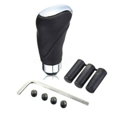 Car Leather Gear Shifter Handle Shift Knob Lever Cover Fit for Manual/Automatic